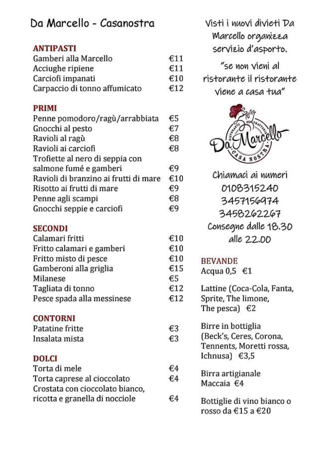 Da Marcello Hotel Genova Exterior foto